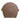 Brown Easy-Trim Easyverge Dry Verge Half Round Ridge End Cap