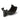 112mm Half Round Gutter Union Bracket Black