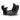 112mm Square Union Bracket Black