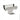 112mm Square Running Outlet White