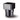 65mm Square Downpipe to Round Adaptor Black